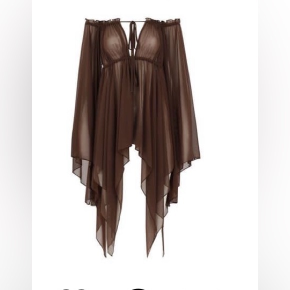 Laina Rauma fairy dress brown mesh - Dress only, pants not included - Picture 2 of 3